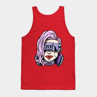 CyperPunk Girl Tank Top